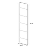 Handdoek Ladder Tiger Brix 170x50 cm Wit