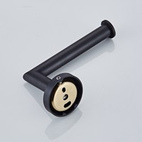 Toiletrolhouder Boss & Wessing Nero Messing Mat Zwart