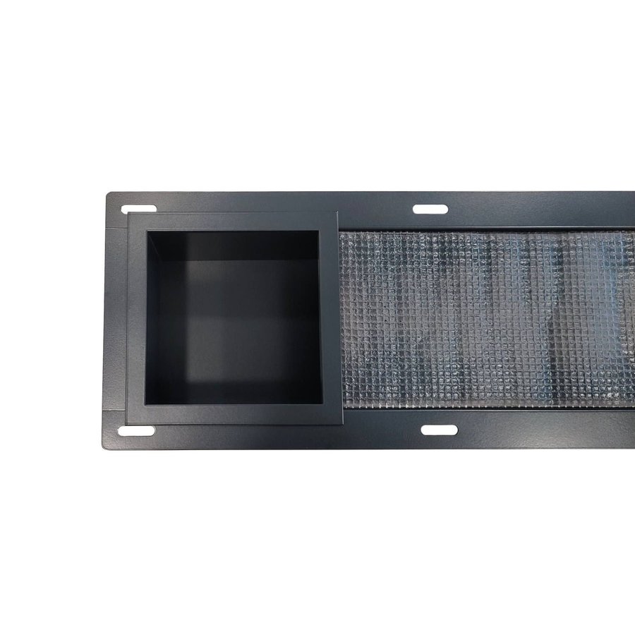 Inbouw Reserve Toilet Rolhouder AQS RVS Antraciet