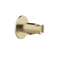 Handdouchehouder Herzbach Living Spa PVD-Coating Rond Ø 70mm Messing Goud