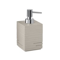 Zeepdispenser Sapho Quadrotto Vrijstaand 430 ML Polyresin Beige