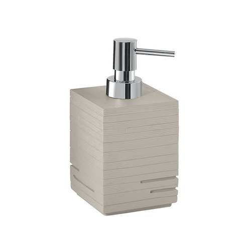 Zeepdispenser Sapho Quadrotto Vrijstaand 430 ML Polyresin Beige 