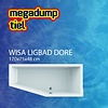Wavedesign Ligbad Dore 170X75X48 Cm Mat Zwart