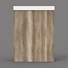 Boss & Wessing Fonteinkast BWS Canyon Oak met Marble Fontein Mat Wit