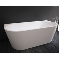 Ligbad NJOY Thalia 170x80 cm Acryl Mat Wit inclusief Afvoer en Badpotenset