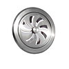 Weckx Ventilatierooster Weha Rond Afsluitbaar 12.5 cm RVS