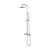 Regendouche Brauer Brushed Showerpipe Met Thermostaat 20cm Geborsteld Nikkel