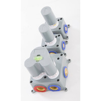 Thermostatisch Inbouwdoucheset Brauer Chrome 20cm Hoofddouche Wandarm Staafhanddouche op Glijstang Chroom