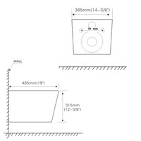 Geberit UP320 Toiletset Randloos Mudo Set62