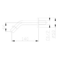 Inbouw Fonteinkraan Boss & Wessing Politana Mat Zwart