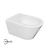 Wiesbaden NIET MEER LEVERBAAR ! Wandcloset Wiesbaden Luxe Rimless 53 cm Inclusief Bidet-functie Wit