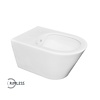 Wiesbaden Wandcloset Wiesbaden Luxe Rimless 53 cm Inclusief Bidet-functie Mat Wit