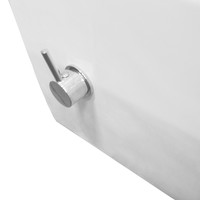 Wandcloset Wiesbaden Luxe Rimless 53 cm Inclusief Ingebouwde Bidet MW/KD Mat Wit