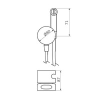 Bidet Handdoucheset GRB InCool Mengkraan Messing Chroom