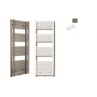 Designradiator Sanicare RVS Look Inclusief Ophanging Midden Aansluiting Recht 160x45 cm