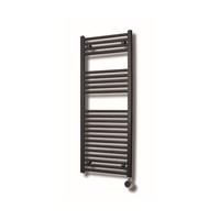 Elektrische Design Radiator Sanicare Plug En Play 111,8 x 45 cm Mat Zwart Thermostaat Zwart 596 Watt