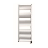 Elektrische Design Radiator Sanicare Plug En Play 172 x 60 cm Wit Thermostaat Chroom 1127 Watt