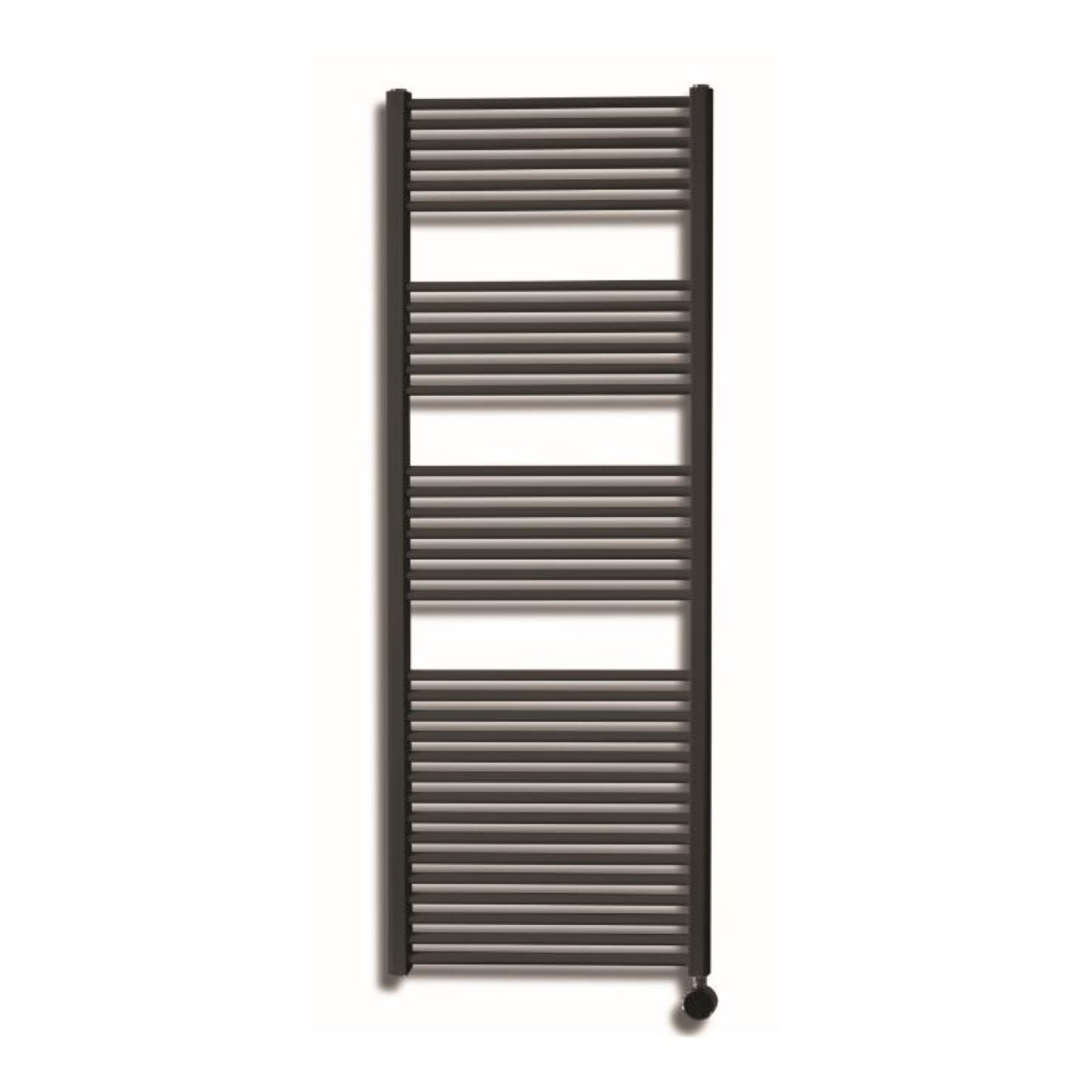 Elektrische Design Radiator Sanicare Plug En Play 172 x 60 cm Mat Zwart Thermostaat Zwart 1127 Watt - Tiel