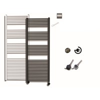Elektrische Design Radiator Sanicare Plug En Play 172 x 60 cm Chroom Thermostaat Chroom 822 Watt