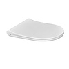 Sanicare Toiletzitting Sanicare Rondo SLIM Ultra Dun Soft Close T.b.v. Rondo Wandcloset Wit