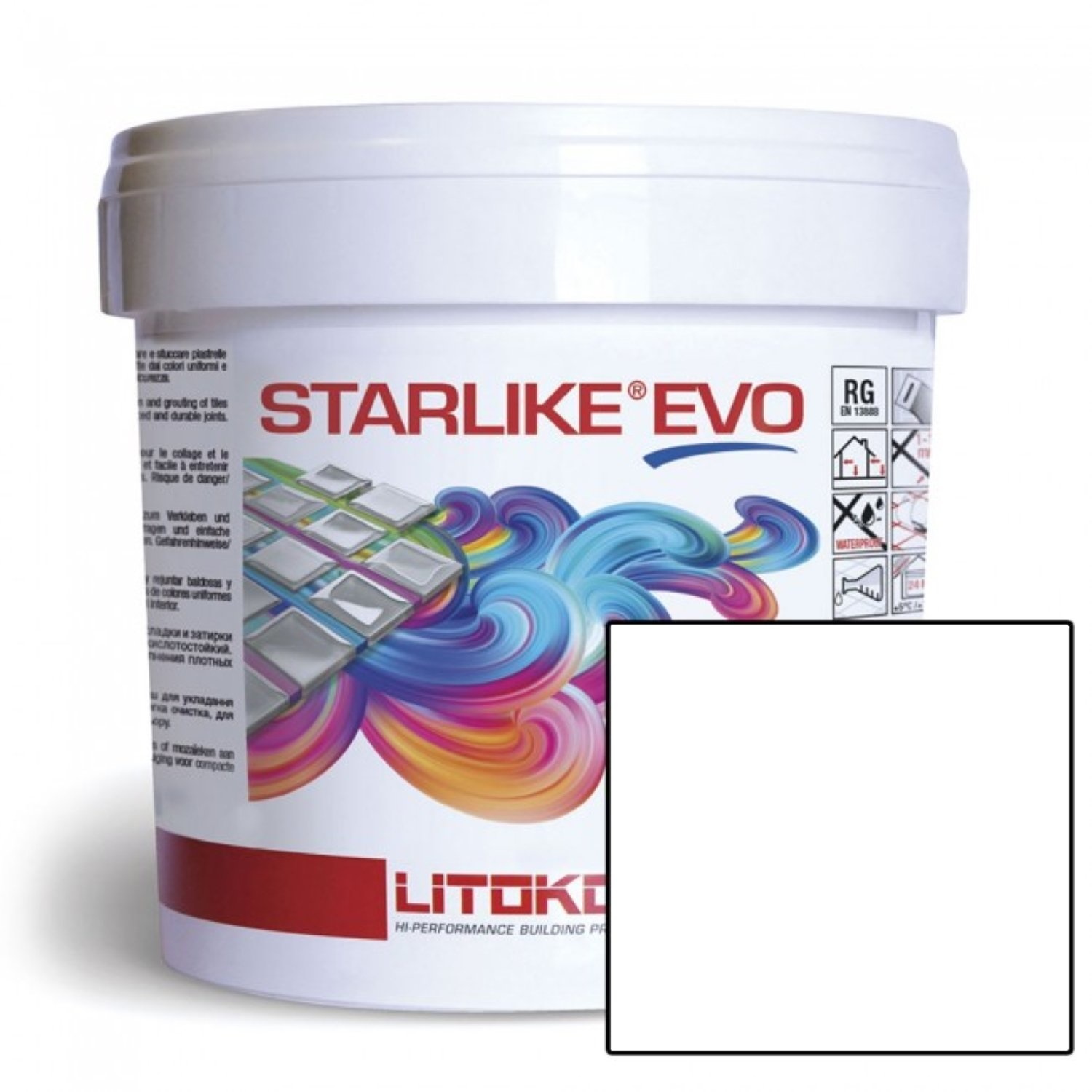 Starlike Voegmiddel 2 Componenten Epoxy 2,5 kg Evo 100 Bianco Assoluto Wit Starlike