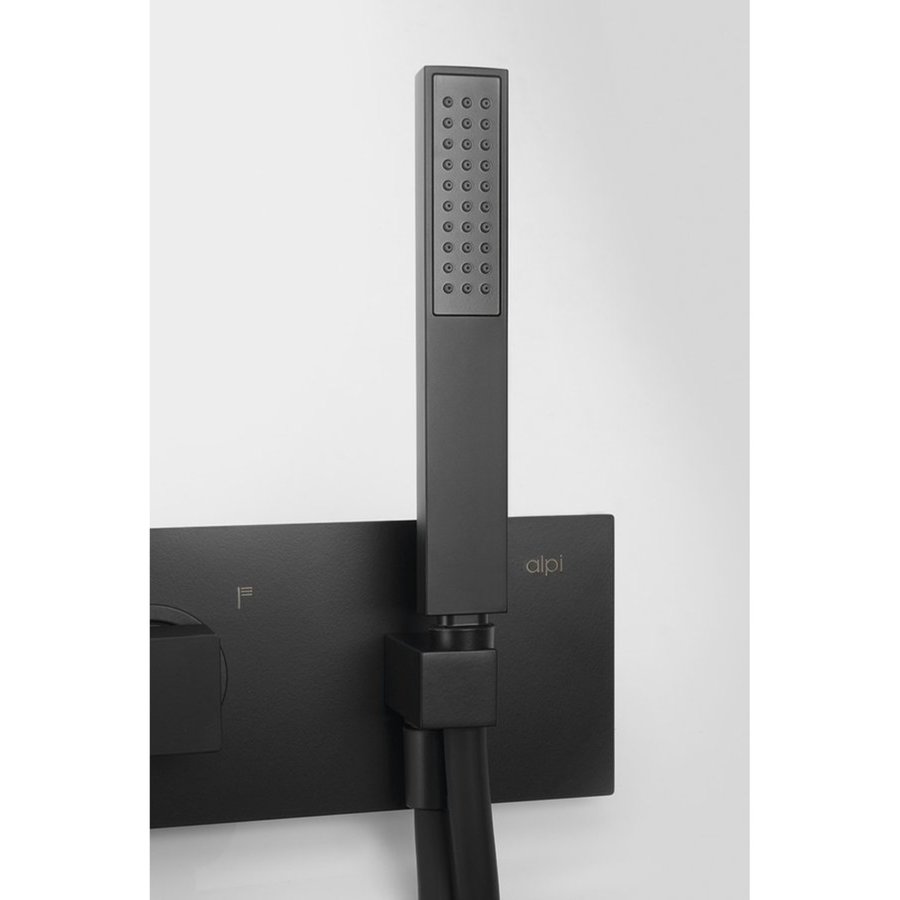 Inbouw Thermostatische Douchekraan Sapho Dimy 2-Weg Mat Zwart (incl. handdouche)