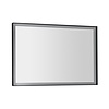 Sapho Badkamerspiegel Sapho Sort Led 100x70 cm LED-Verlichting Frame Mat Zwart