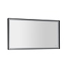 Badkamerspiegel Sapho Sort Led 120x70 cm LED-Verlichting Frame Mat Zwart