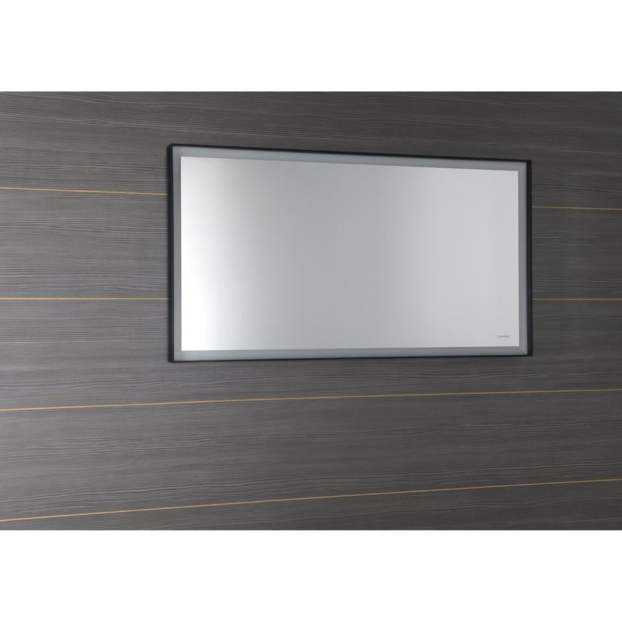 Badkamerspiegel Sapho Sort Led 120x70 cm LED-Verlichting Frame Mat Zwart