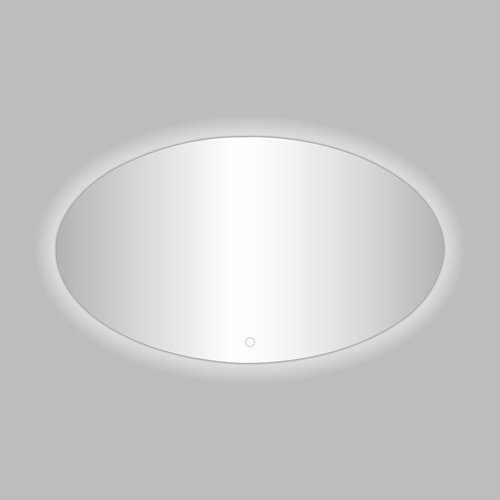 Badkamerspiegel Best Design Divo-80 LED Verlichting 80x60 cm Ovaal 