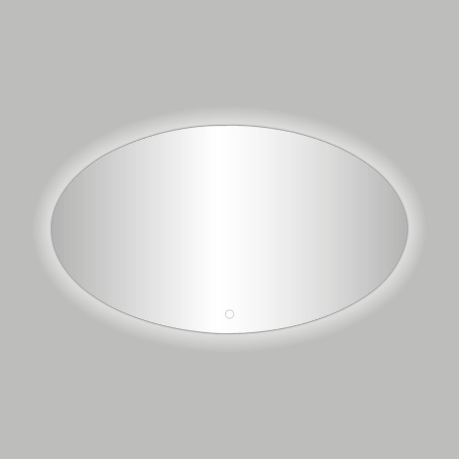 Badkamerspiegel Best Design Divo-80 LED Verlichting 80x60 cm Ovaal