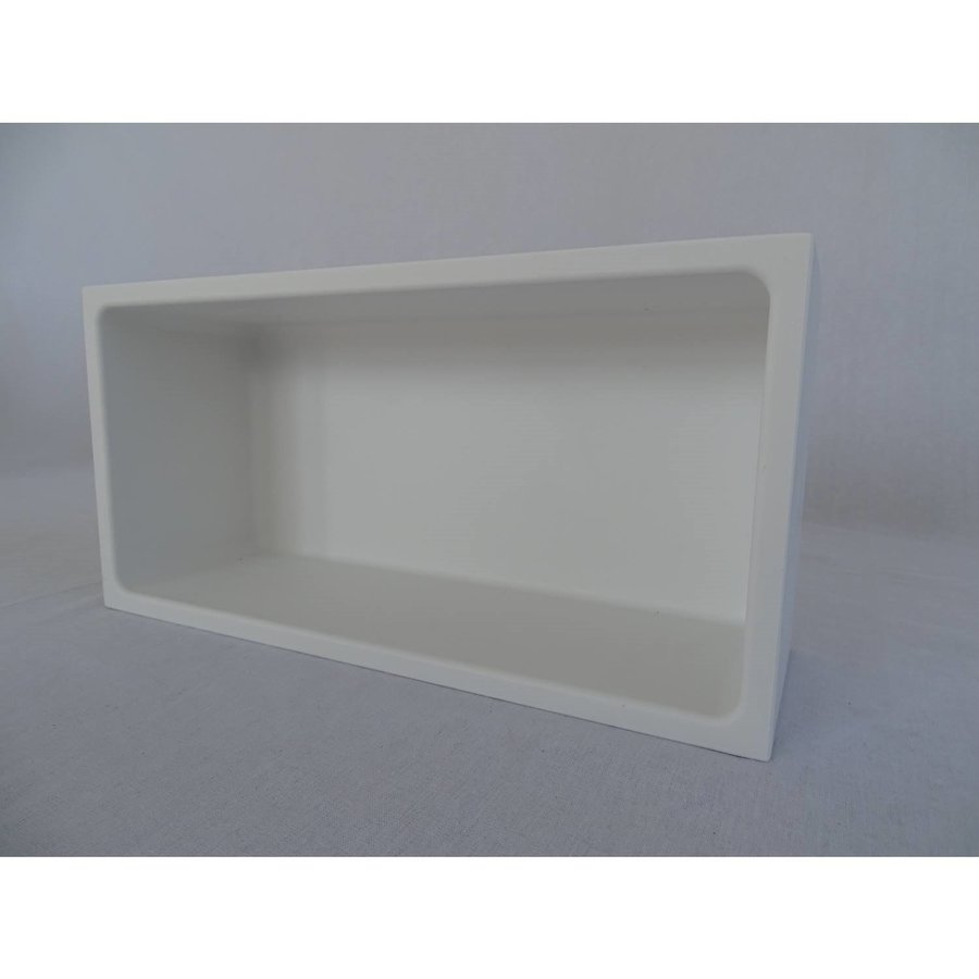 Inbouwnis Boss & Wessing Solid Alcove Gesloten Solid Surface 30x15 Mat Wit