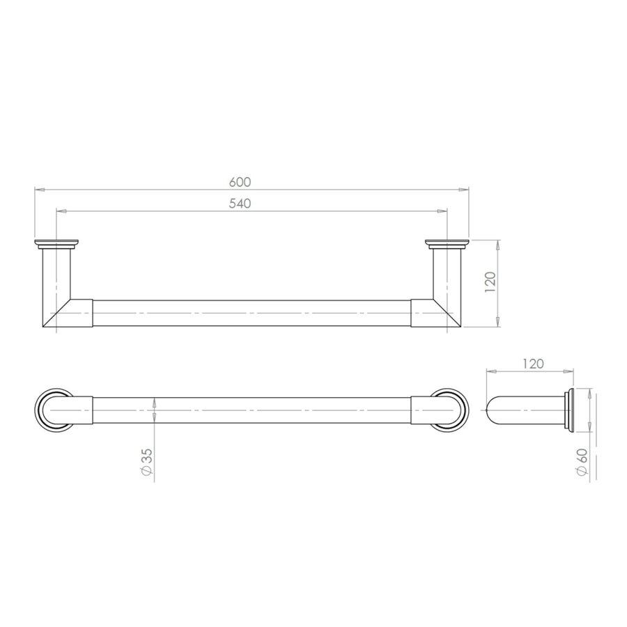 Elektrische Radiator Cascade 60x12 cm Nero Marquina Marble / Polished Nickel