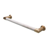 Elektrische Radiator Cascade 60x12 cm Calacatta Gold Calo-Bett Marble / Brushed Brass