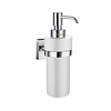 Zeepdispenser Smedbo House Wandmodel Porselein Glas met Chroom