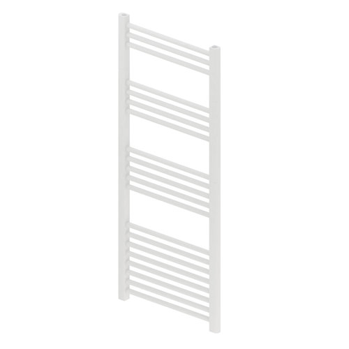 Designradiator Boss & Wessing Vertico Multirail 120x50 cm Wit Zij-Onderaansluiting 