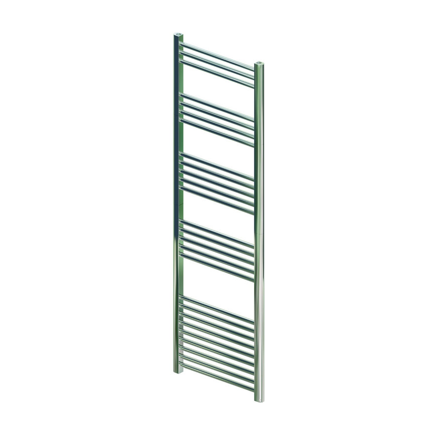 Designradiator Boss & Wessing Vertico Multirail 160x40 cm Chroom Zij-Onderaansluiting