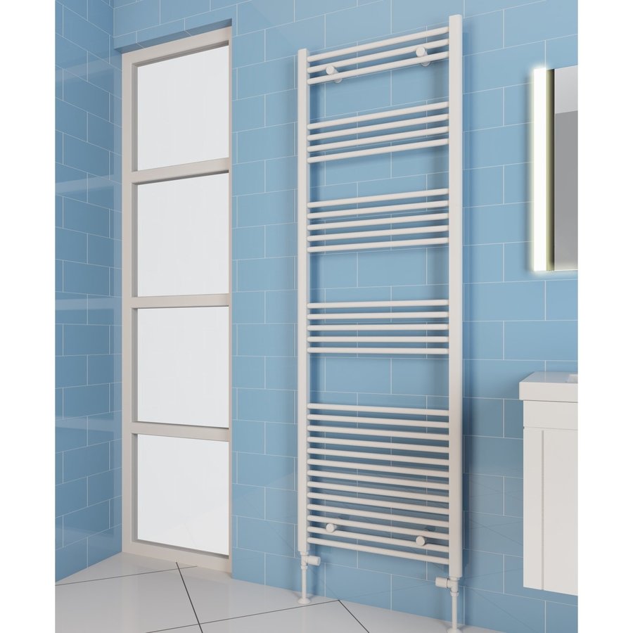 Designradiator Boss & Wessing Vertico Multirail 180x40 cm Chroom Zij-Onderaansluiting