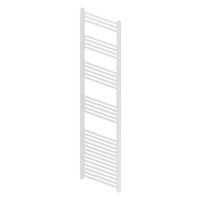 Designradiator Boss & Wessing Vertico Multirail 180x40 cm Wit Zij-Onderaansluiting