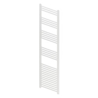 Designradiator Boss & Wessing Vertico Multirail 180x50 cm Wit Zij-Onderaansluiting