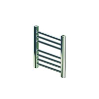 Designradiator Boss & Wessing Vertico Multirail 36x40 cm Chroom Zij-Onderaansluiting