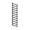 Boss & Wessing Designradiator Boss & Wessing Tubi Handdoekrek 175x60 cm Zij-Onderaansluiting Mat Antraciet