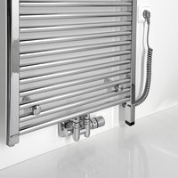 Elektrisch Thermostaat Radiator ONE D 300W tbv Handdoekradiator Sapho Dorlion Chroom