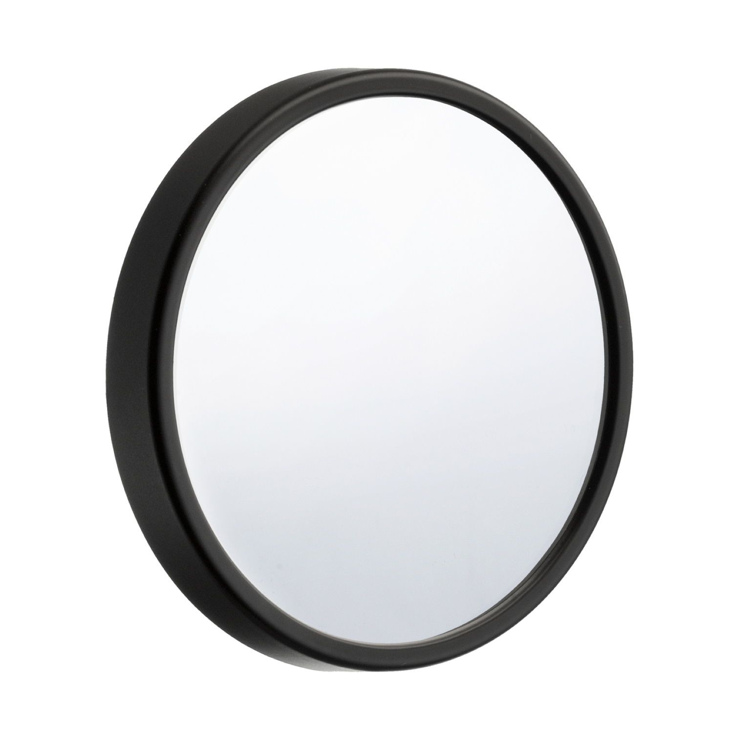 Make Up Spiegel Smedbo Outline Lite voorzien van Zuignap ABS/ Spiegelglas diameter 90 mm Zwart Smedbo