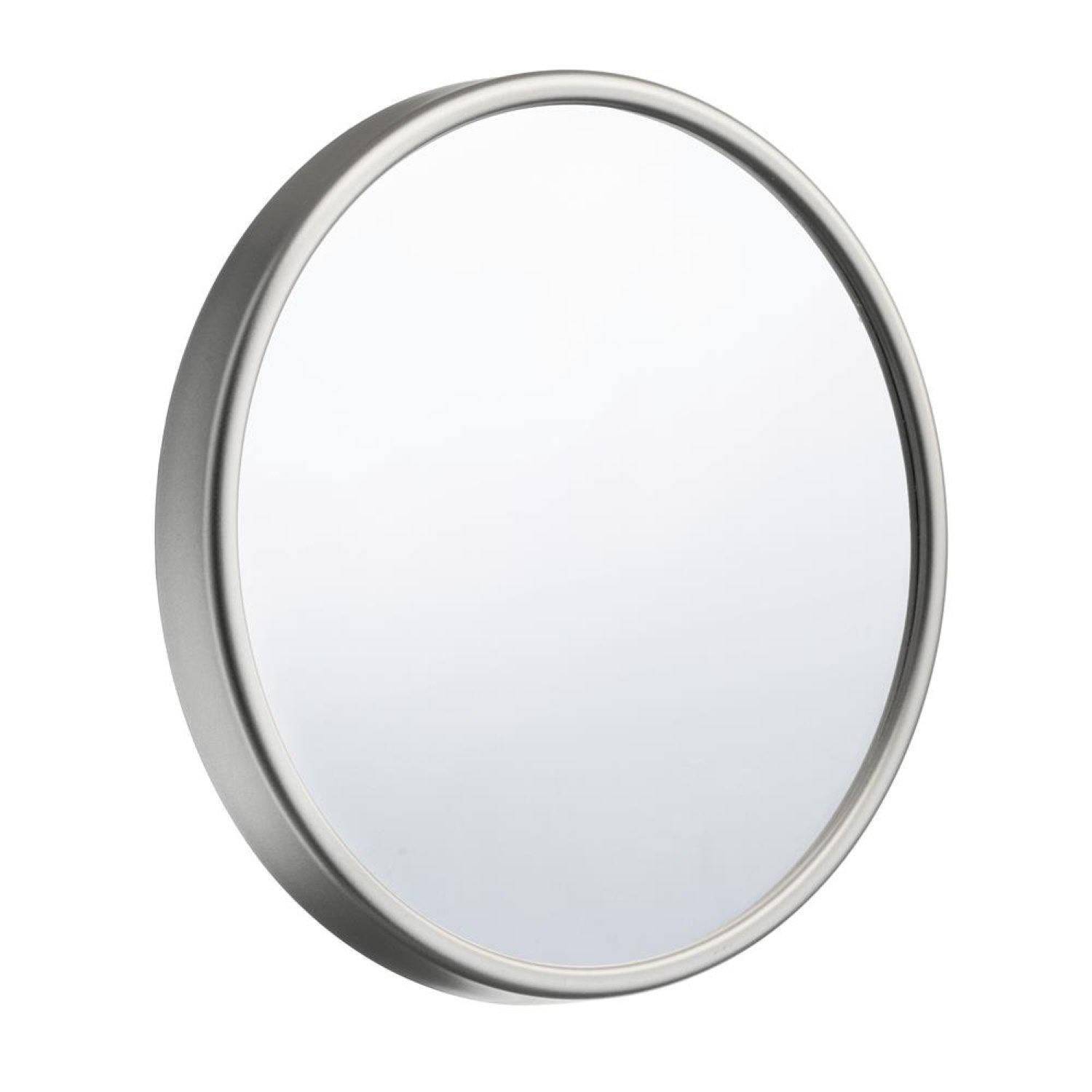 Make Up Spiegel Smedbo Outline Lite voorzien van Zuignap ABS/ Spiegelglas Diameter 13 cm Zilver Smedbo