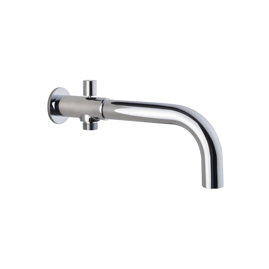 Baduitloop Boss & Wessing Inbouw Rond Met Omstel 24 cm Chroom