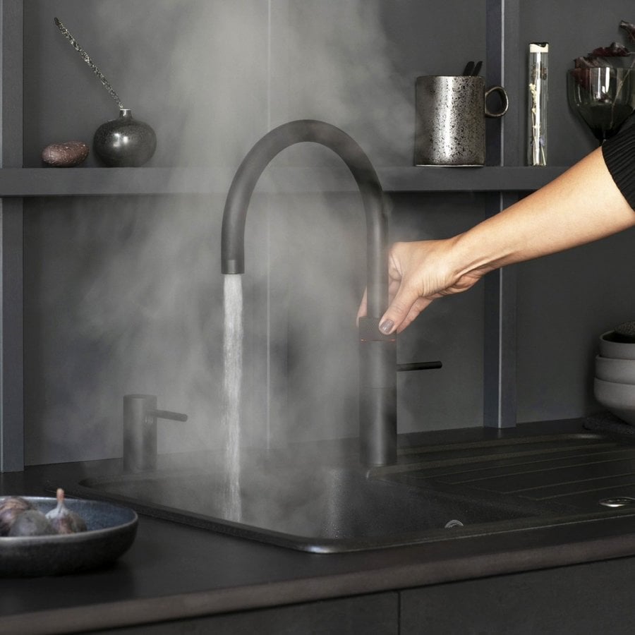 Quooker Fusion Round Keukenmengkraan Zwart