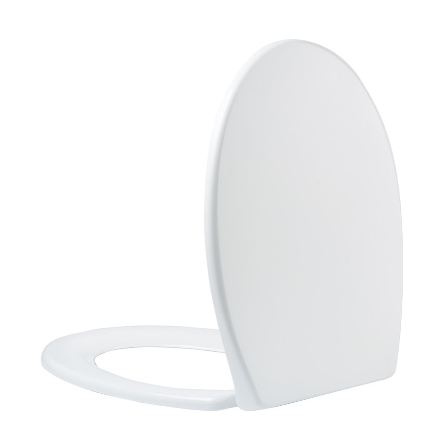 Toiletzitting Boss & Wessing Soft-Close One Touch Zitting Inclusief Deksel Mat Wit