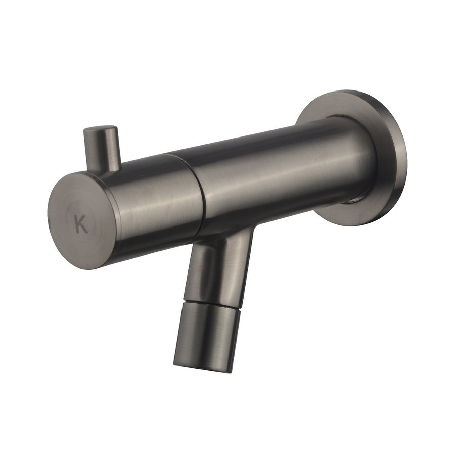 Inbouw Toiletkraan BWS Cemal Fonteinkraan Met Keramisch Binnenwerk Gunmetal