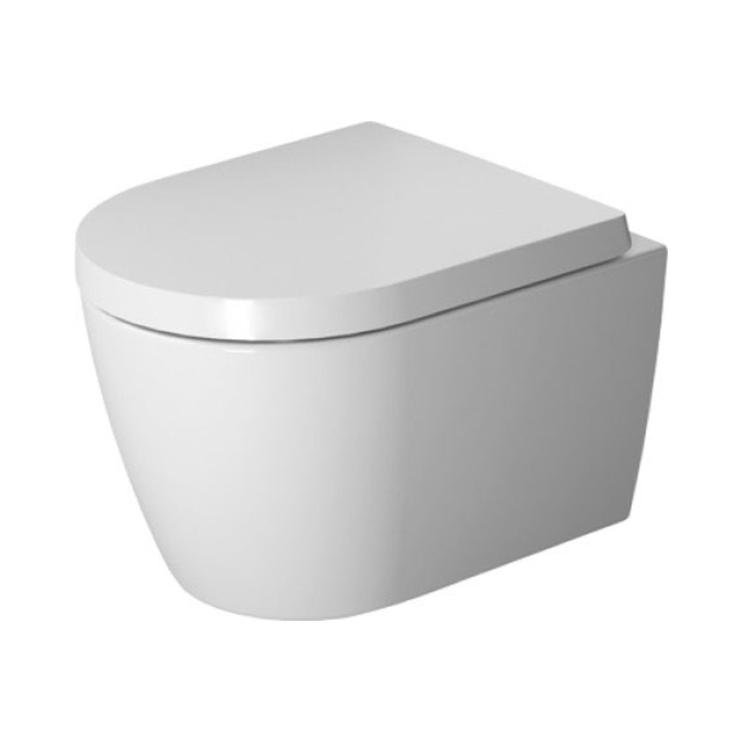 Wandcloset Duravit Starck Me Compact Rimless Diepspoel 48 cm Met Softclose Zitting Wit Duravit